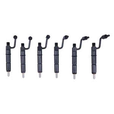 6-Piece Fuel Injector 51-7706 for Caterpillar CAT 3064/3066 Excavator E312B/320B/E320B