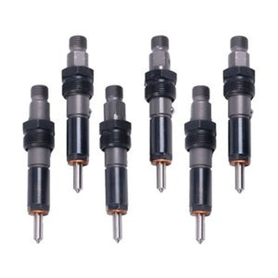 6-Piece Fuel Injector 6736-13-3100 6736133100 for Komatsu SA6D102E-2 Engine