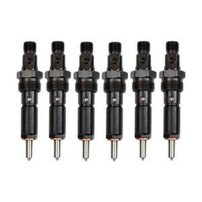 6-Piece Fuel Injector J914474 for Case 5130 5140 5230 5240 5250 850D Loader