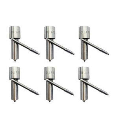 6 Pieces Injection Nozzles 65.10102-6058 for Doosan TXC300-1 Excavator
