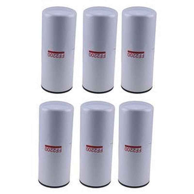 6-Piece Fuel Filter for Cummins Engines, Compatible with Fleetguard FF2200
