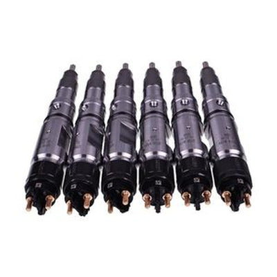 6-Piece Fuel Injector Set 51101006064 for MAN D2066LF Engines