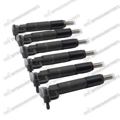 6PCS Fuel Injector 675967C91 for Farmall 966 1066 1086 1466 1486 1566 1586 - Buymachineryparts