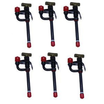 6pcs Fuel Injectors RE36939 RE38087 for John Deere Engines & Tractors
