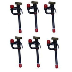 6pcs Fuel Injectors RE36939 RE38087 for John Deere Engines & Tractors