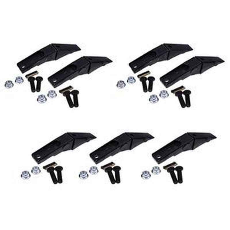 7-Piece Bucket Teeth Assembly 6737322Y Bolt-on Bobcat Style Skid Steer