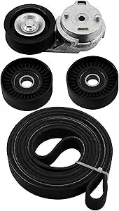 38382 Drive Belt Tensioner Pulley Assembly Kit Fit for 2003-2008 Dodge Ram 1500/2500/3500 5.7L V8 HEMI - Replaces 53032130AA, 53032130AC, 38058, 7PK2570