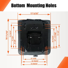 Universal Seat Suspension Kit for Tractor Mower Forklift Skid Steer,Mechanical Shock-Absorbing Seat Base,Adjustable Height & Ride,Heavy Duty