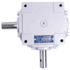 Post Hole Digger Gearbox,40 HP Right Angle Bevel Gearbox with Crosshole & Keyed Shaft