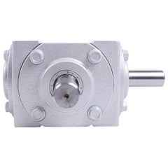 Post Hole Digger Gearbox,40 HP Right Angle Bevel Gearbox with Crosshole & Keyed Shaft