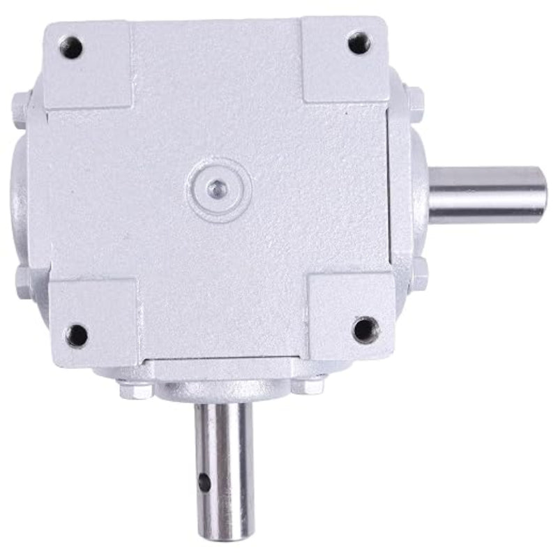 Post Hole Digger Gearbox,40 HP Right Angle Bevel Gearbox with Crosshole & Keyed Shaft