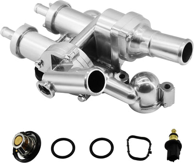Thermostat With Housing Assembly Kit 68003582AB for Dodge Journey Jeep Compass Patriot Chrysler 200