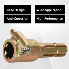 PTO Shaft Extender 1-3/8" 6-Spline Female × Male,70HP Quick-Release PTO Adapter,For Tractor & Implement Driveline