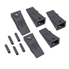 5 Pack X156L Bucket Teeth 156LPN Roll Pin for Skid Steer & Excavators 6716001 1914210182
