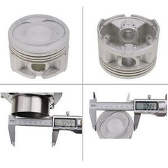 71mm 249cc Cylinder Piston Kit for Yamaha Motor YFM225/250 1984-2009