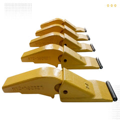 Wear Parts Weld-on Flush Mount 2AH Bucket Shanks + Original Fab 2A Bucket Teeth with Pins, for Mini Excavator & Small Backhoe,Aftermarket Replacement