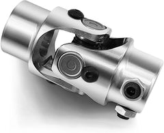 3/4" DD X 3/4" Round Single Steering Shaft Universal U Joint Coupling Chrome
