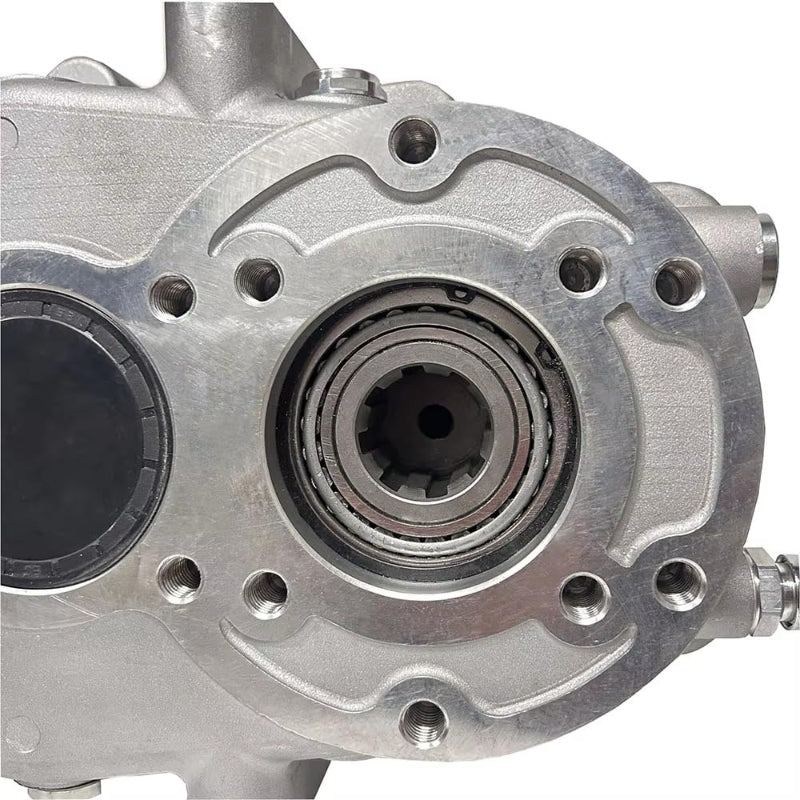 PTO Gearbox KM8001-2A 1:2.5 Speed Multiplier 46KW,Aluminum Flange Mounted Gearbox for Agricultural Machinery,540RPM Input 1350RPM Output