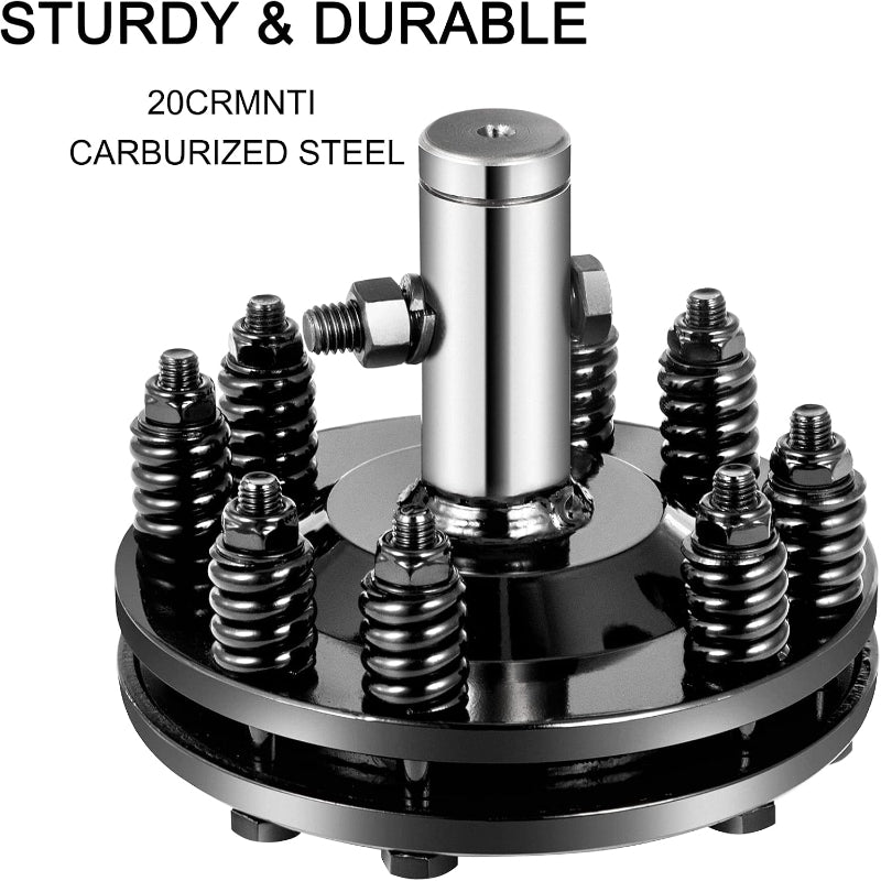 PTO Shaft 1 3/8 Inch Series 4 39 to 55 Inch with Slip Clutch 6 Spline Tractor End Round Implement End 35HP PTO Driveline Shaft for Bush Hog Finish Mower Rotary Cutter