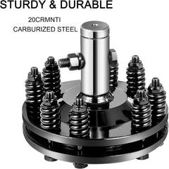 PTO Shaft 1 3/8 Inch Series 4 39 to 55 Inch with Slip Clutch 6 Spline Tractor End Round Implement End 35HP PTO Driveline Shaft for Bush Hog Finish Mower Rotary Cutter