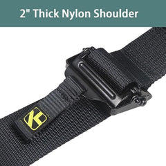 5 Point Harness Seat Belt 2" Heavy-Duty Nylon with Carbon Latch Quick Release for Go Kart UTV ATV (Universal)