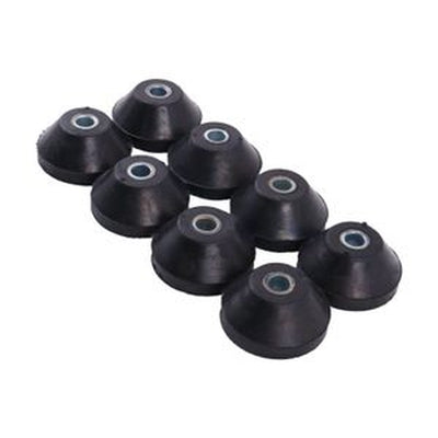 8 Rubber Mount Cushions 4355158 for John Deere Excavators 27C 27ZTS 35C 35ZTS 50C 50D 50ZTS