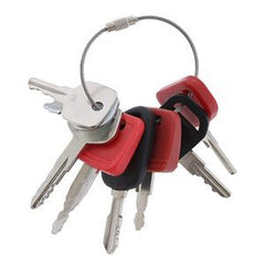 8-Piece Ignition Key Set for John Deere, Komatsu, CASE Heavy Equipment