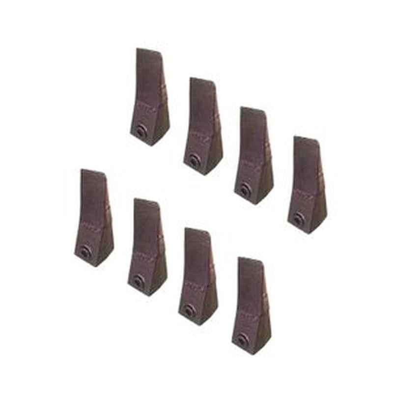 8-Piece Bucket Teeth 6728801 for Bobcat Style Excavator