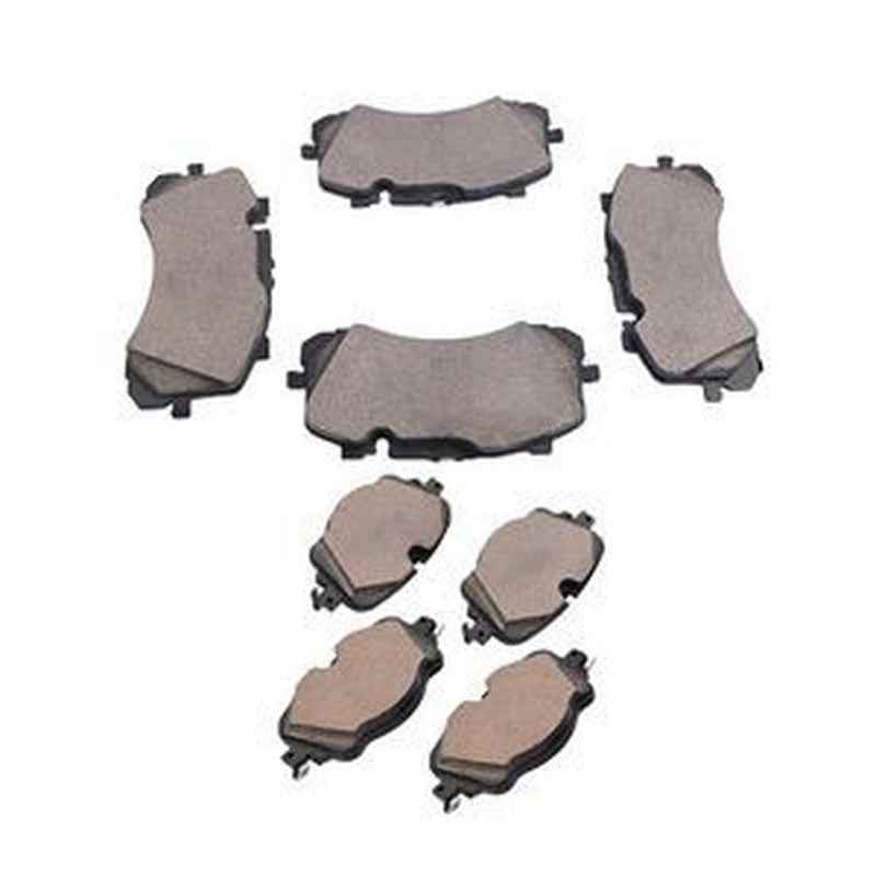 8-Piece Brake Pad Set 4M0698451C/4M0698151AK for Bentley Bentayga 2017-2023