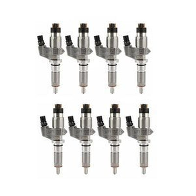 8-Piece Fuel Injector 0445120008 for Chevrolet Silverado LB7 Engine