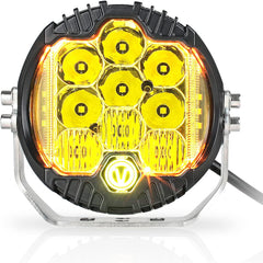 Excavator Rechargeable LED Work Light 5000 Lumen,IP67 Waterproof,Fits All Excavator Skid Steer Loader Cabs,Also for Truck RV Garage,Replacement for Corded 12V Construction Lights
