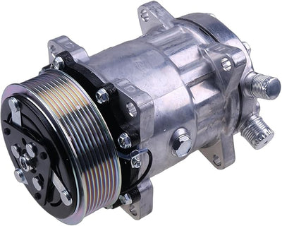 SD7H15 A/C Compressor 82016158 for CASE Tractor MXM120 MXM130 MXM140 MXM155 MXM175 MXM190