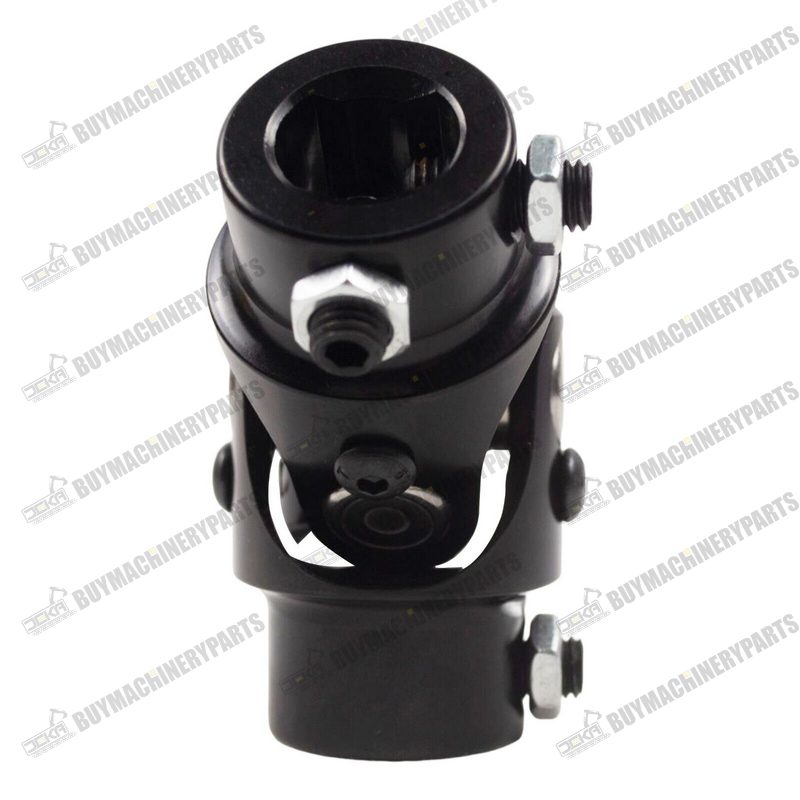 9/16" 26 Spline X 3/4" DD Single Steering U Joint Shaft Rat Street Rod Black - Buymachineryparts