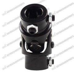 9/16" 26 Spline X 3/4" DD Single Steering U Joint Shaft Rat Street Rod Black - Buymachineryparts