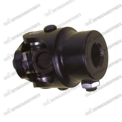 9/16" 26 Spline X 3/4" DD Single Steering U Joint Shaft Rat Street Rod Black - Buymachineryparts