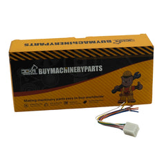 Arnés de cableado con enchufe macho de 9 pines para radio estéreo de tractor Kubota