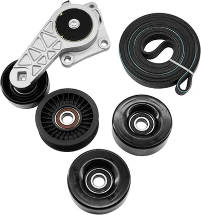 90K-38274A Drive Belt Tensioner Kit Compatible with Ford F-150 2005-06/09-10, Expedition 2009-14, Explorer 2007-10, Mountaineer 2006-10, Fits 4.6/5.4L V8 Only, OE# 89263 38001 6PK2605