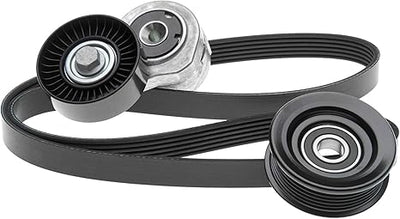 90K-38385 Kit completo de componentes de transmisión por correa serpentina para puertas