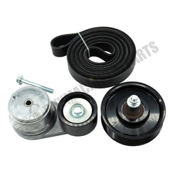 90K-38285 Serpentine Belt Tensioner & Idler Pulley Kit Compatible with 2003-2012 Dodge RAM 2500/3500/4500/5500 5.9L/6.7L, Sterling Bullet 45/55 2008-2010, Replace 38285 36315 K081264HD