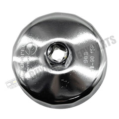 90mm 15 Flutes Oil Filter Cap Wrench Socket Remover Tool 908 for Auto Car