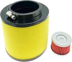 Kit de limpeza do elemento do filtro de ar com filtro de óleo, compatível com Honda Rancher 420 4x4 2x4 ES TRX420FM TRX420TM TRX420FE TRX420TE (2007-2013). Substitui a peça 17254-HP5-600.