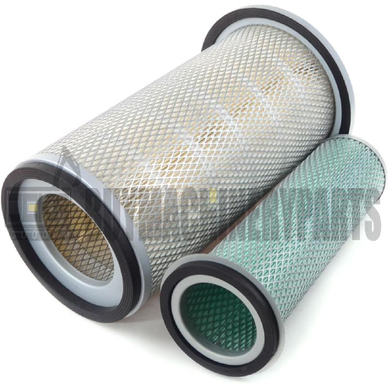 Air Filter YY634AB 600-181-9470 600-181-9480 for Komatsu PC100-5 PC100-6 PC120-5 PC120-6（4D102） PC120-6（4D95） PC60-3 PC60-5 PW100-3
