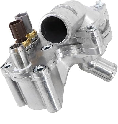 Aluminum Thermostat Housing Assembly 4L5E8A586AB Fit for 2001-2005 Ford Explorer for 2001-2011 Ranger for 2001-2008 Mazda B4000 for 2001 Mercury Mountainee