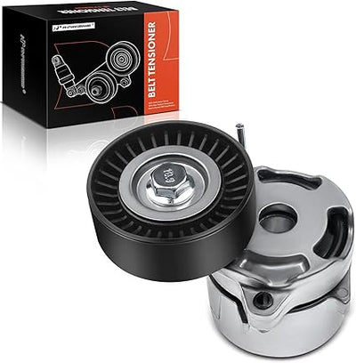 Belt Tensioner Assembly with Pulley Compatible with Subaru Forester 2011-2018, Impreza 2012-2015, Legacy 2013-2019, Outback WRX, Replace# 23769AA040, 23769AA05A