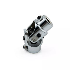 Chrome Billet Steel Steering Shaft Vega Box U-Joint 3/4" DD x 5/8"-36 Splined