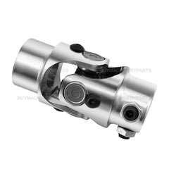 3/4" Round X 3/4" DD Chrome Powder Coated Steering Shaft U Joint Column Coupling
