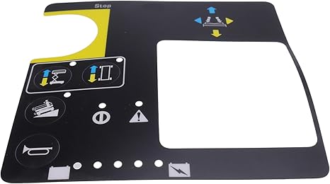 Control Box Overlay Decal 78673 78673GT for Genie Scissor Lift GS-1530 GS-1532 GS-1930 GS-1932 GS-2032 GS-2046 GS-2632 GS-2646 GS-3246