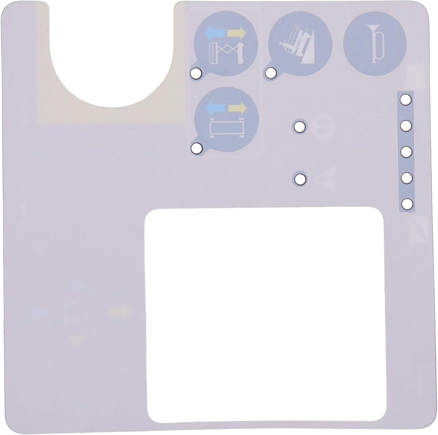 Control Box Overlay Decal 78673 78673GT for Genie Scissor Lift GS-1530 GS-1532 GS-1930 GS-1932 GS-2032 GS-2046 GS-2632 GS-2646 GS-3246