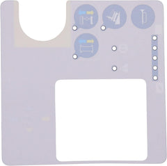 Control Box Overlay Decal 78673 78673GT for Genie Scissor Lift GS-1530 GS-1532 GS-1930 GS-1932 GS-2032 GS-2046 GS-2632 GS-2646 GS-3246