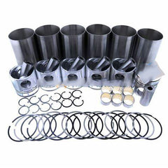 Cylinder Liner Kit Engine Four Matching for Mitsubishi S6R Volvo Marine D25A Hitachi Excavator EX1200-5C